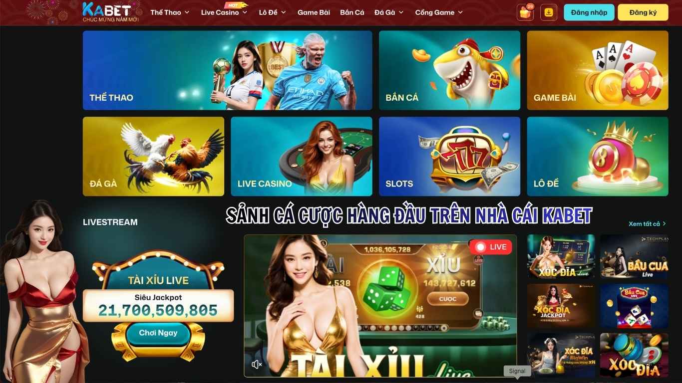 Khám phá sảnh cá cược hàng đầu trên nhà cái Kabet Khám phá sảnh cá cược hàng đầu trên nhà cái Kabet