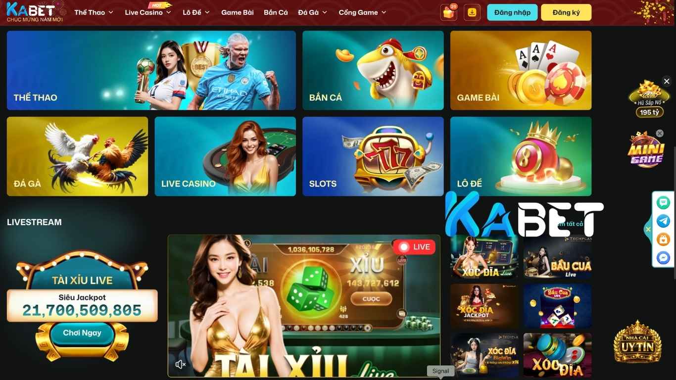 Top 3 sảnh cược hàng đầu trên nhà cái Kabet